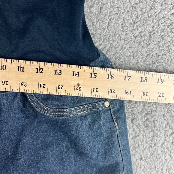 Bella Vida Maternity Jeans Womens Size XL Bootcut Dark Wash - Picture 2 of 9